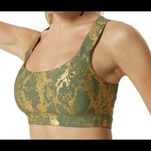 NEW!!!! Women's Snakeskin Sports Bra, Size small